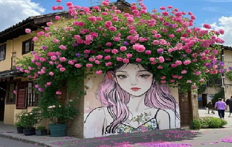 施甸怎么设计网红打卡墙绘