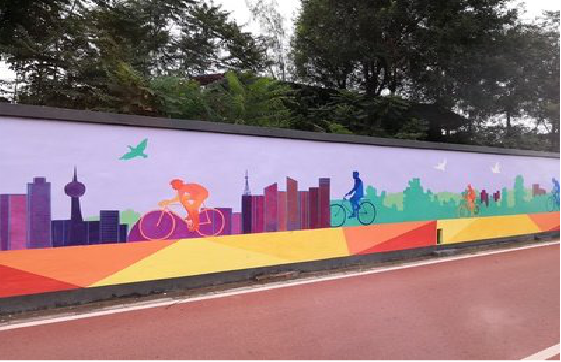 施甸墙体彩绘-围墙