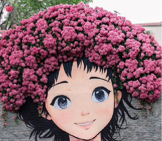 施甸墙体彩绘-网红墙打卡