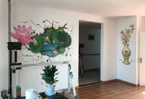 施甸墙体彩绘相比墙纸的优势。