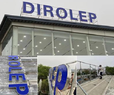 施甸楼顶发光字安装的注意事项。